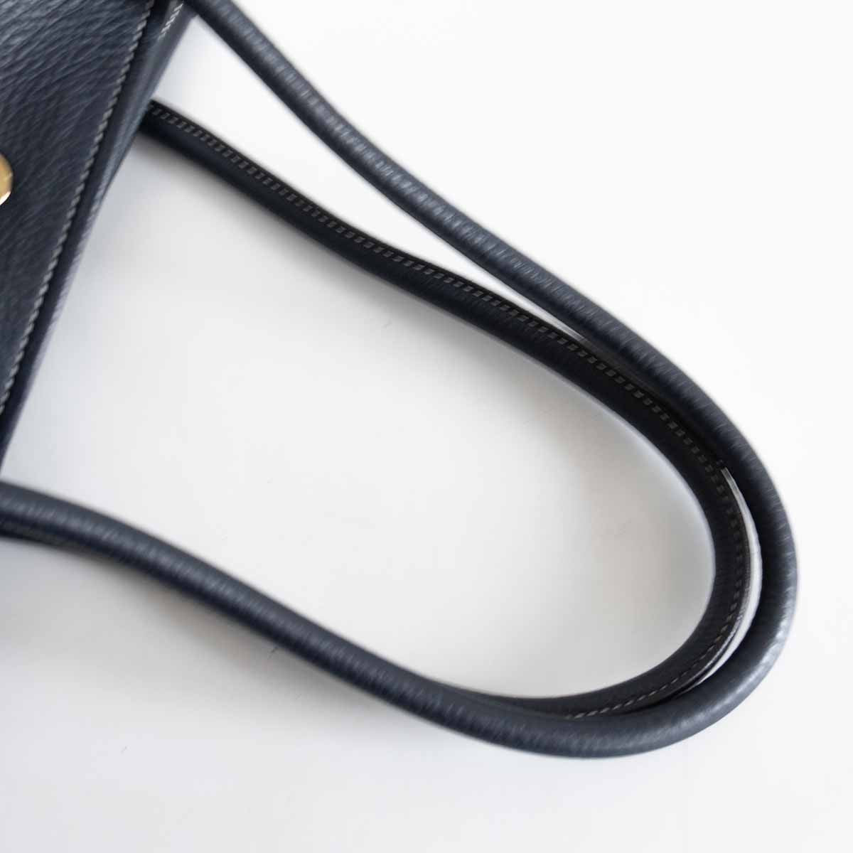 CISEI Lindos Leather Tote Bag Navy Size ONE SIZE