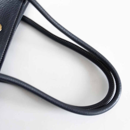 CISEI Lindos Leather Tote Bag Navy Size ONE SIZE