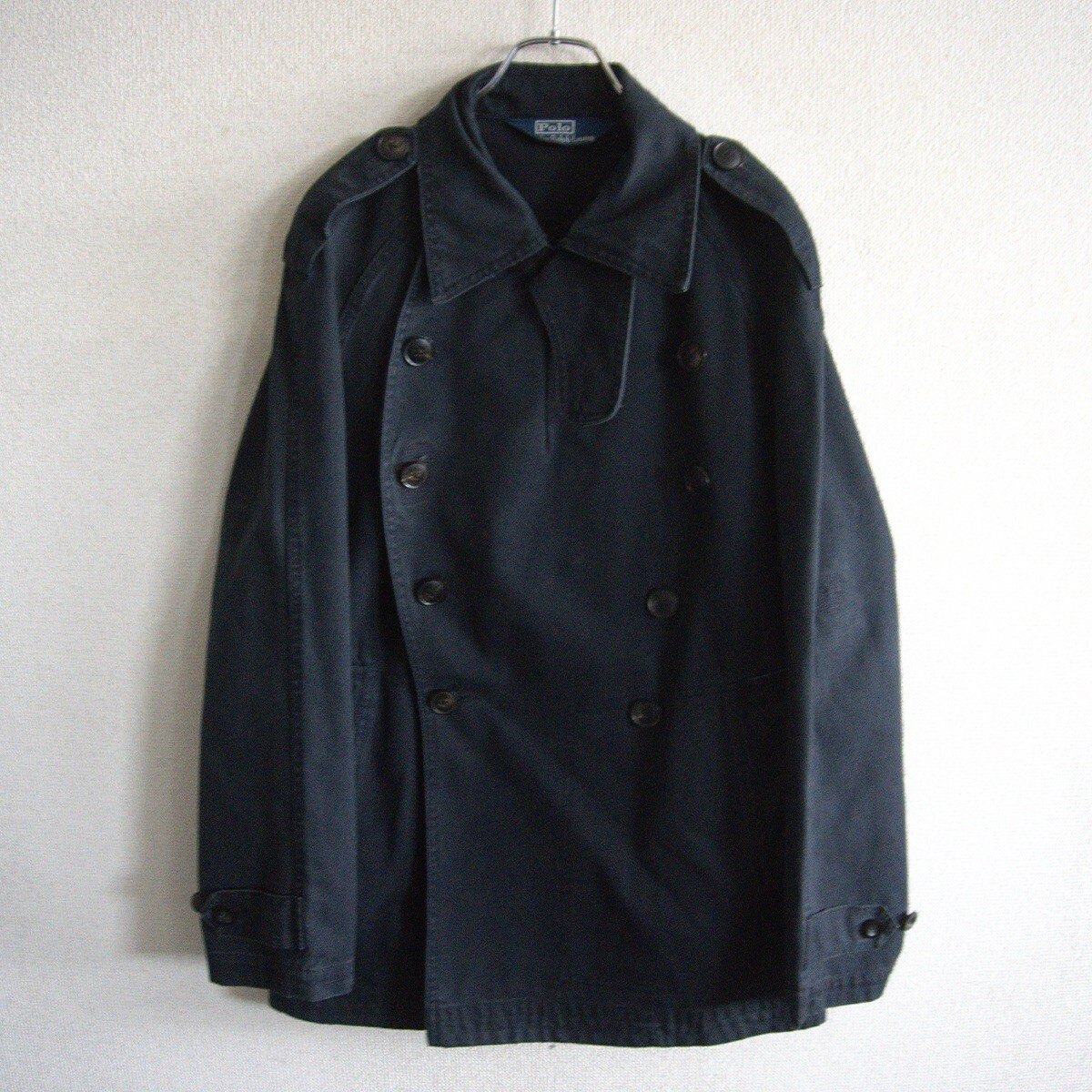 POLO RALPH LAUREN M-38 Motorcycle Coat Navy Size M