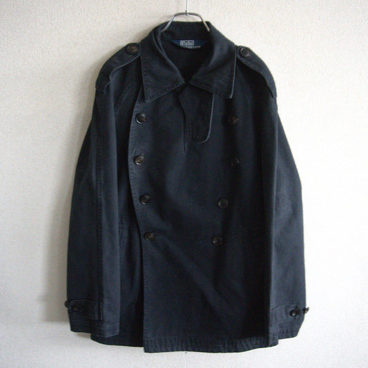 POLO RALPH LAUREN M-38 Motorcycle Coat Navy Size M