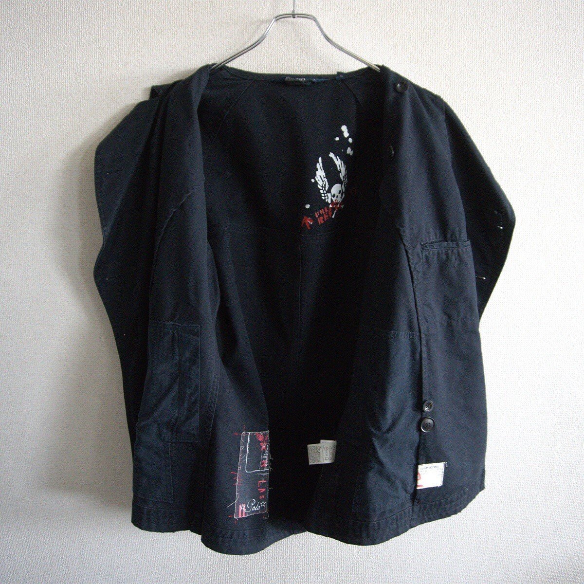 POLO RALPH LAUREN M-38 Motorcycle Coat Navy Size M