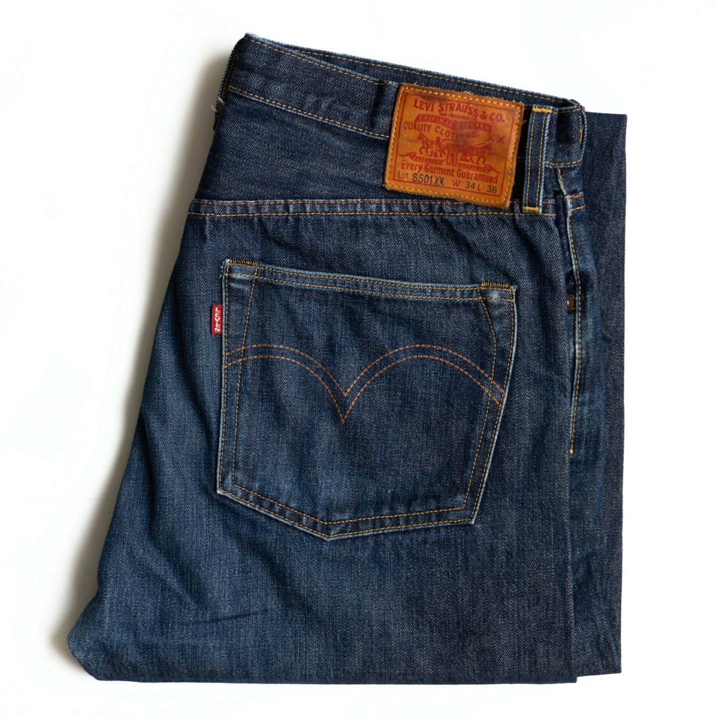 LEVI'S VINTAGE CLOTHING 44501 S501XX WWII Jeans Size 34×36