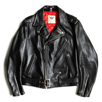 666 Triple Six Steerhide One Star Rider Jacket Size 40