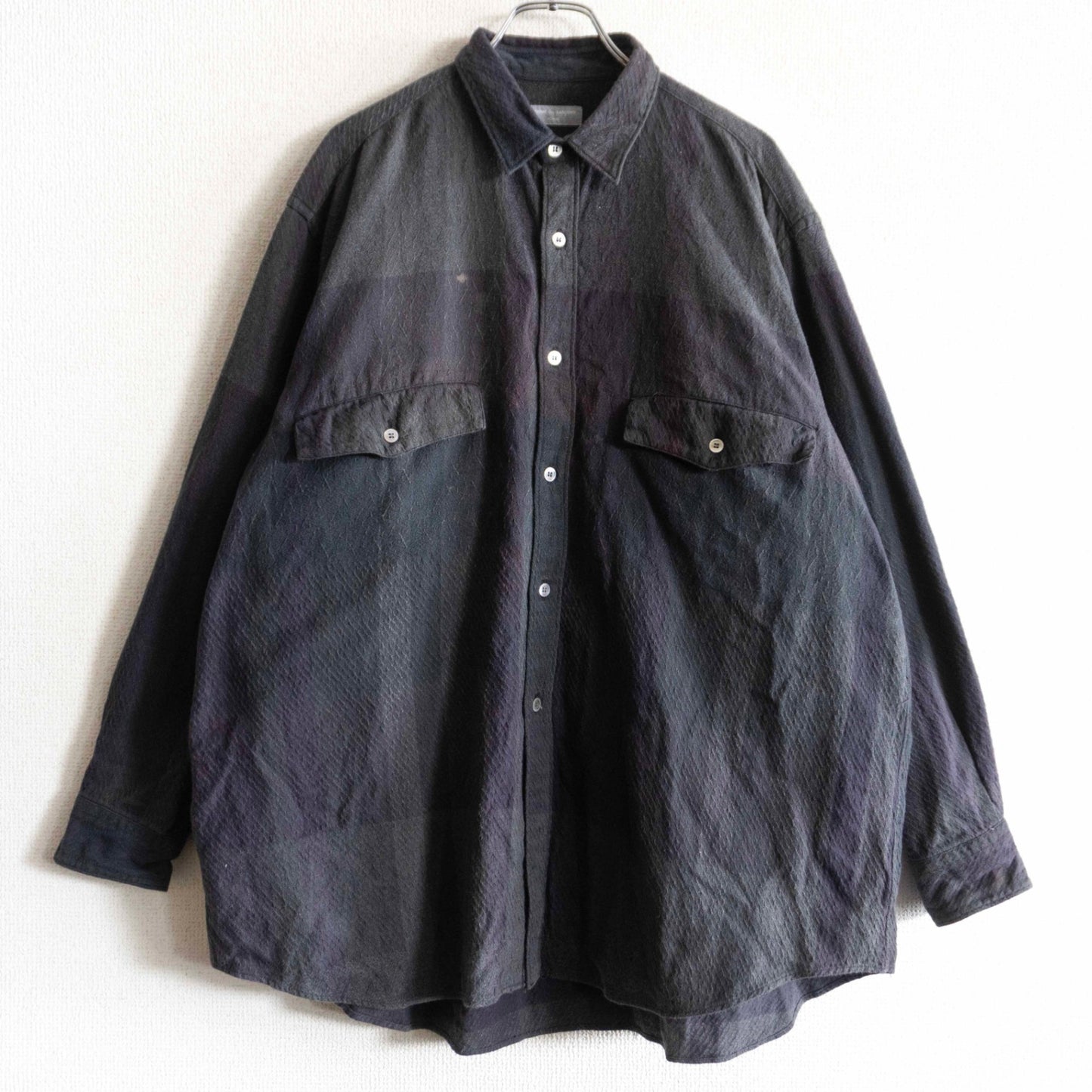 COMME des GARCONS HOMME 80s Archive Check Shirt Size XL