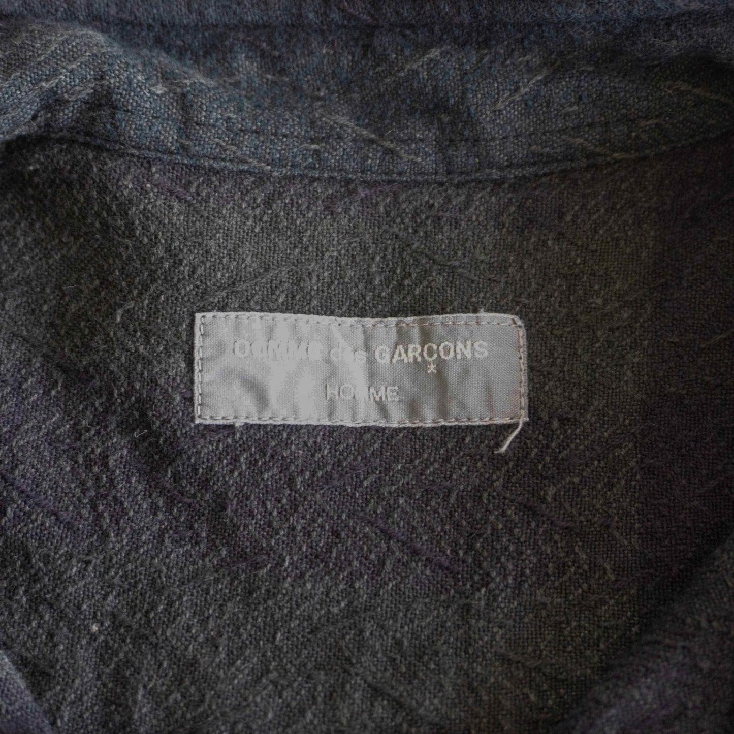 COMME des GARCONS HOMME 80s Archive Check Shirt Size XL