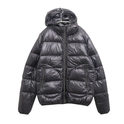 HERNO 5 Denier Nylon Lightweight Down Jacket Black Size 46