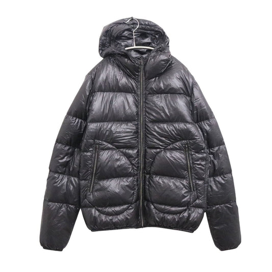 HERNO 5 Denier Nylon Lightweight Down Jacket Black Size 46
