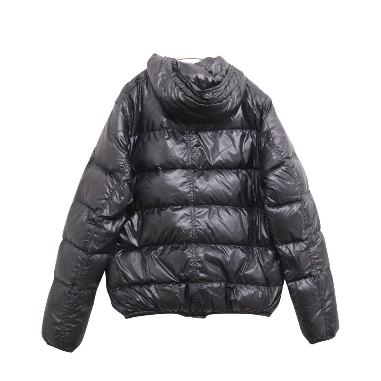 HERNO 5 Denier Nylon Lightweight Down Jacket Black Size 46