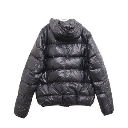 HERNO 5 Denier Nylon Lightweight Down Jacket Black Size 46