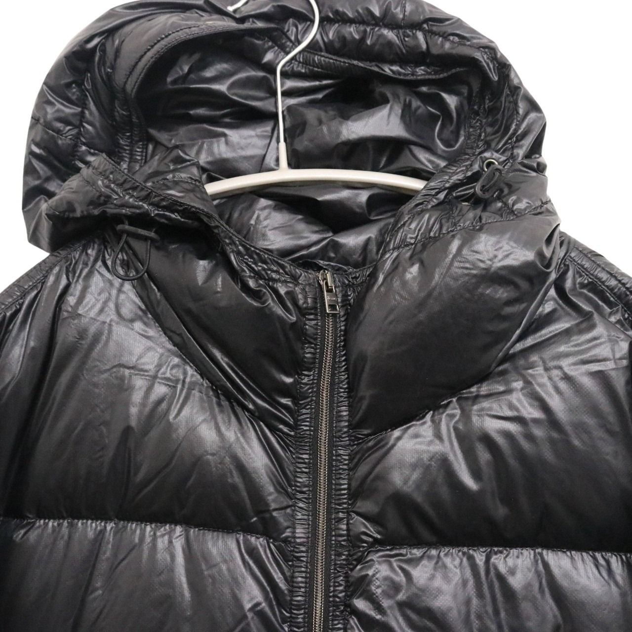 HERNO 5 Denier Nylon Lightweight Down Jacket Black Size 46