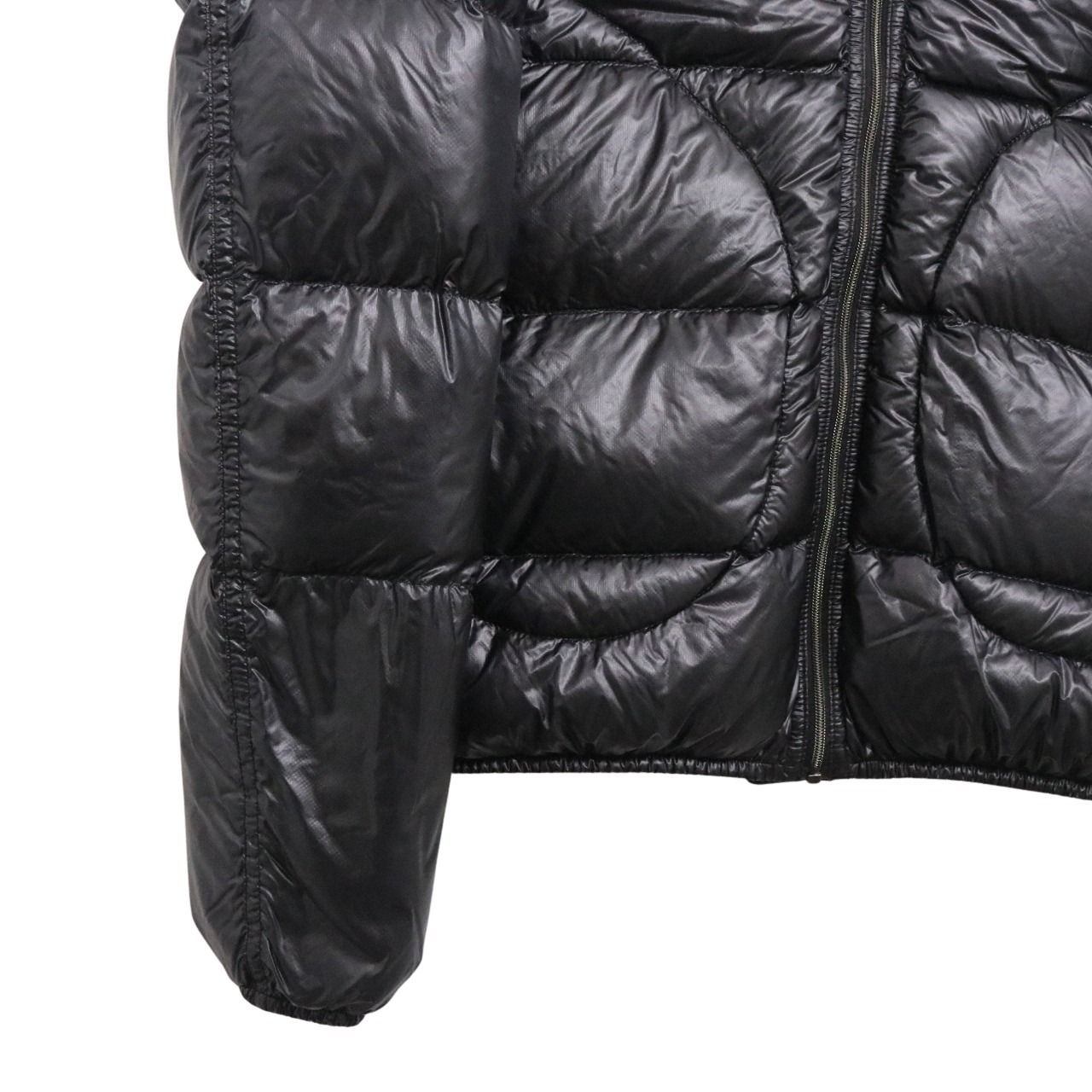 HERNO 5 Denier Nylon Lightweight Down Jacket Black Size 46