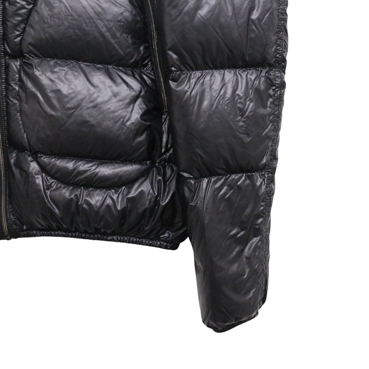 HERNO 5 Denier Nylon Lightweight Down Jacket Black Size 46