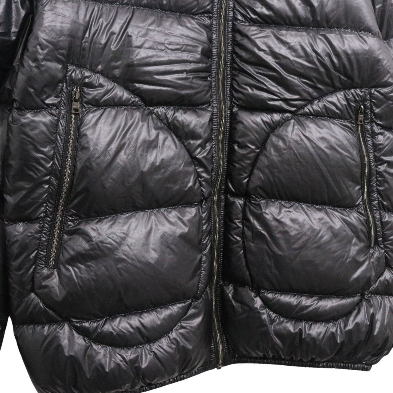 HERNO 5 Denier Nylon Lightweight Down Jacket Black Size 46
