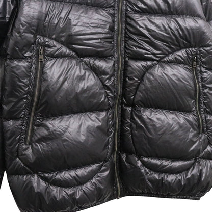 HERNO 5 Denier Nylon Lightweight Down Jacket Black Size 46