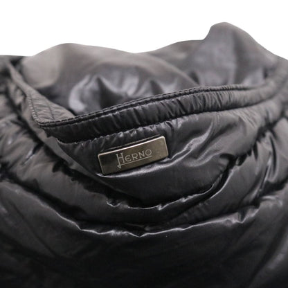 HERNO 5 Denier Nylon Lightweight Down Jacket Black Size 46