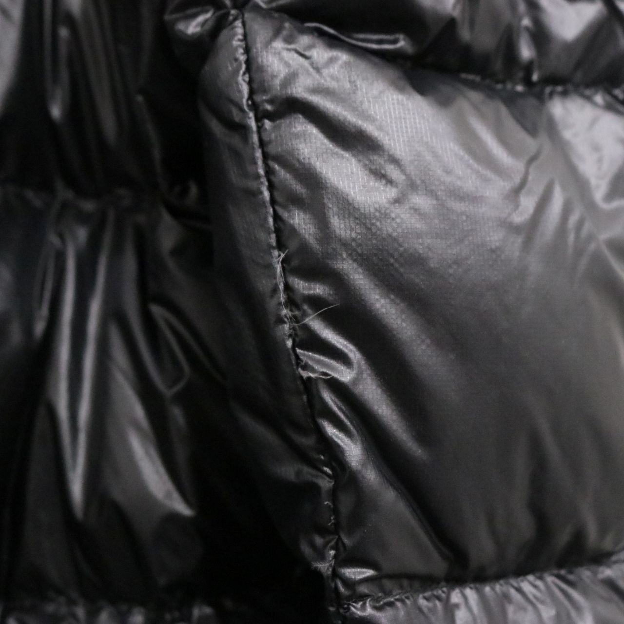 HERNO 5 Denier Nylon Lightweight Down Jacket Black Size 46