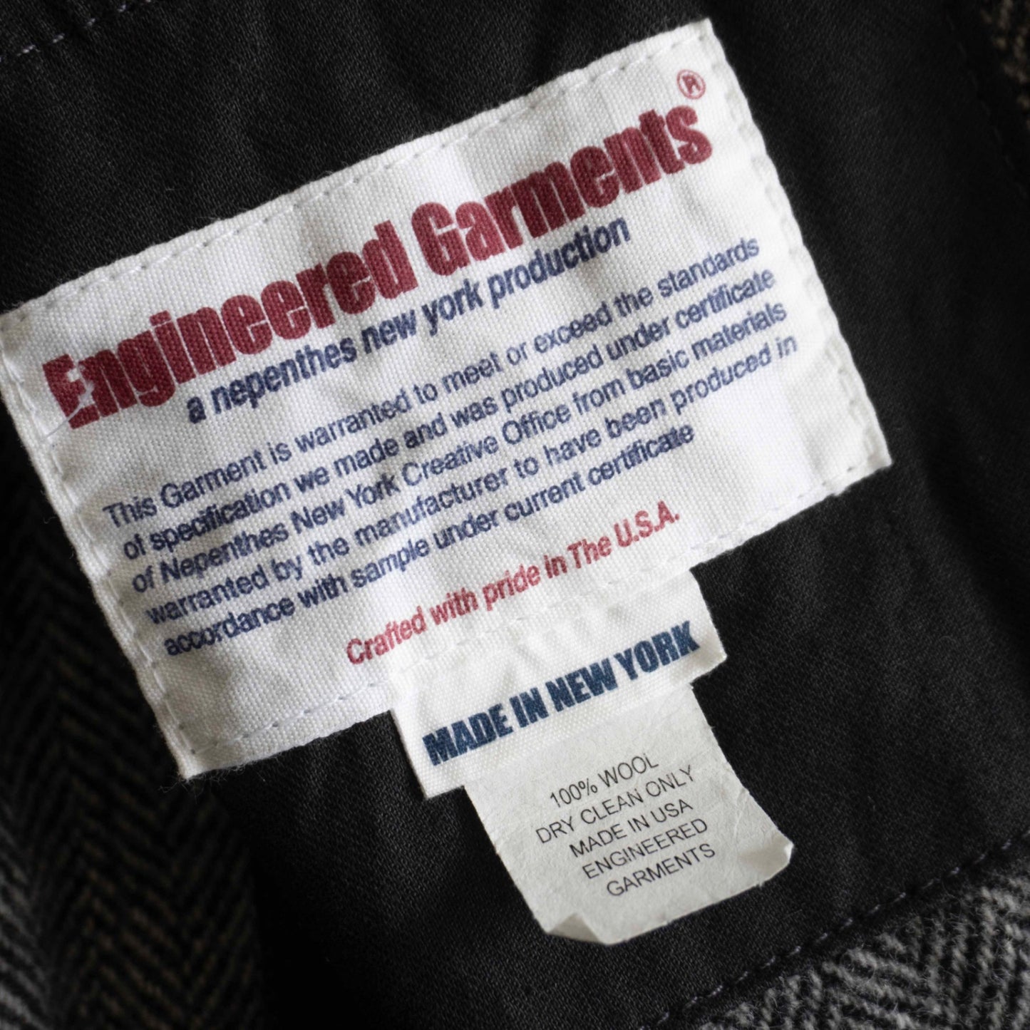 Engineered Garments Bedford Herringbone Tweed Jacket Size M