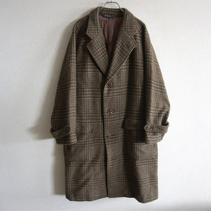 POLO RALPH LAUREN 90s Gun Club Check Tweed Coat Size A6