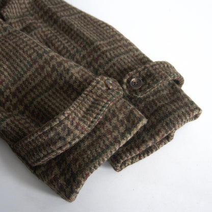 POLO RALPH LAUREN 90s Gun Club Check Tweed Coat Size A6
