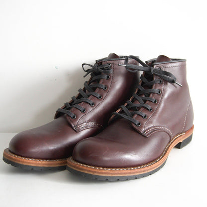 REDWING 9011 Beckman Round Boots Black Cherry Size 8