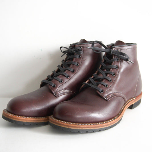 REDWING 9011 Beckman Round Boots Black Cherry Size 8