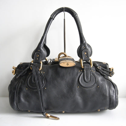 CHLOE Paddington Handbag Cadena Y2K Black Size ONE SIZE