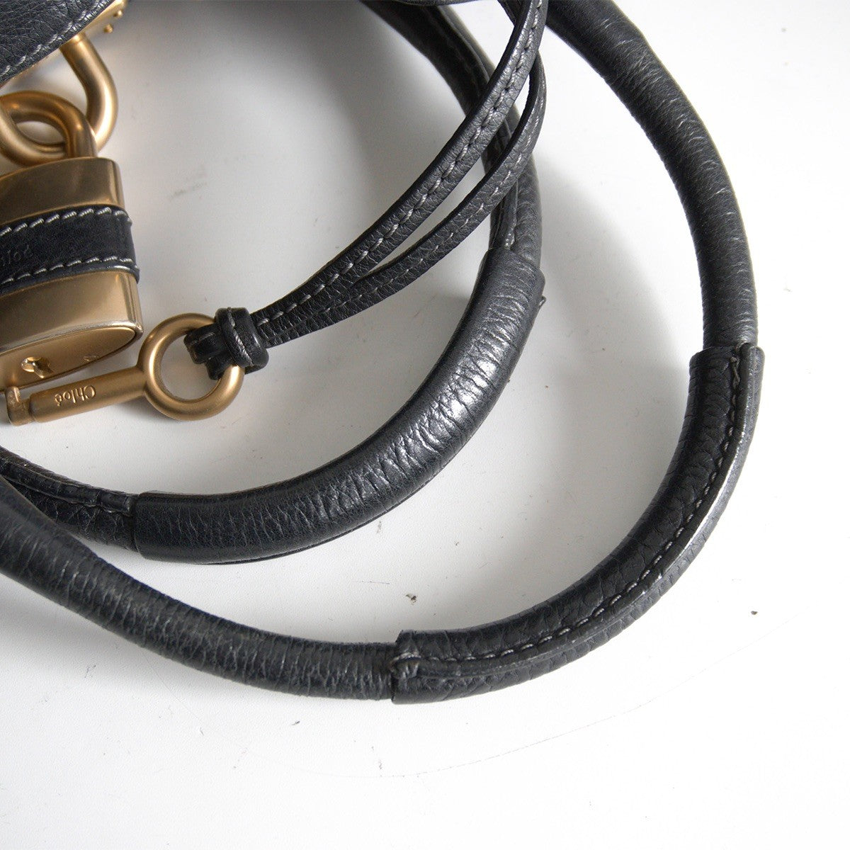 CHLOE Paddington Handbag Cadena Y2K Black Size ONE SIZE