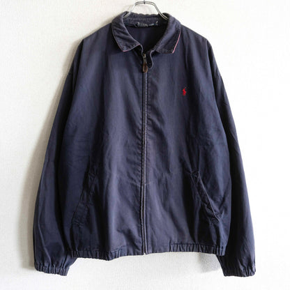 POLO RALPH LAUREN 90s Navy Swing Top Boxy Jacket Size XL