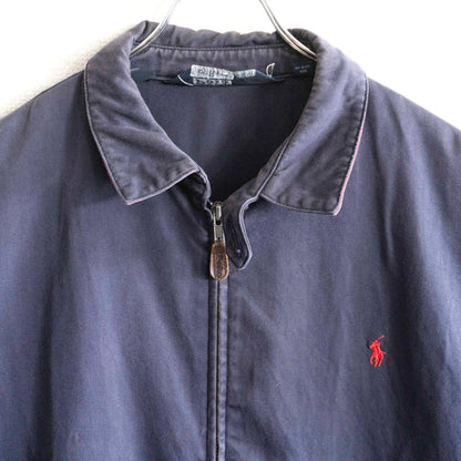 POLO RALPH LAUREN 90s Navy Swing Top Boxy Jacket Size XL