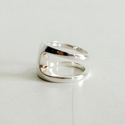 HOORSENBUHS Brute Phantom Silver Ring Size ONE SIZE