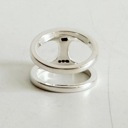 HOORSENBUHS Brute Phantom Silver Ring Size ONE SIZE