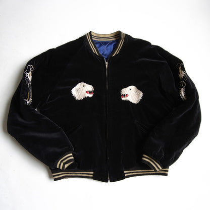 TAILOR TOYO Velveteen Reversible Souvenir Jacket Size XL