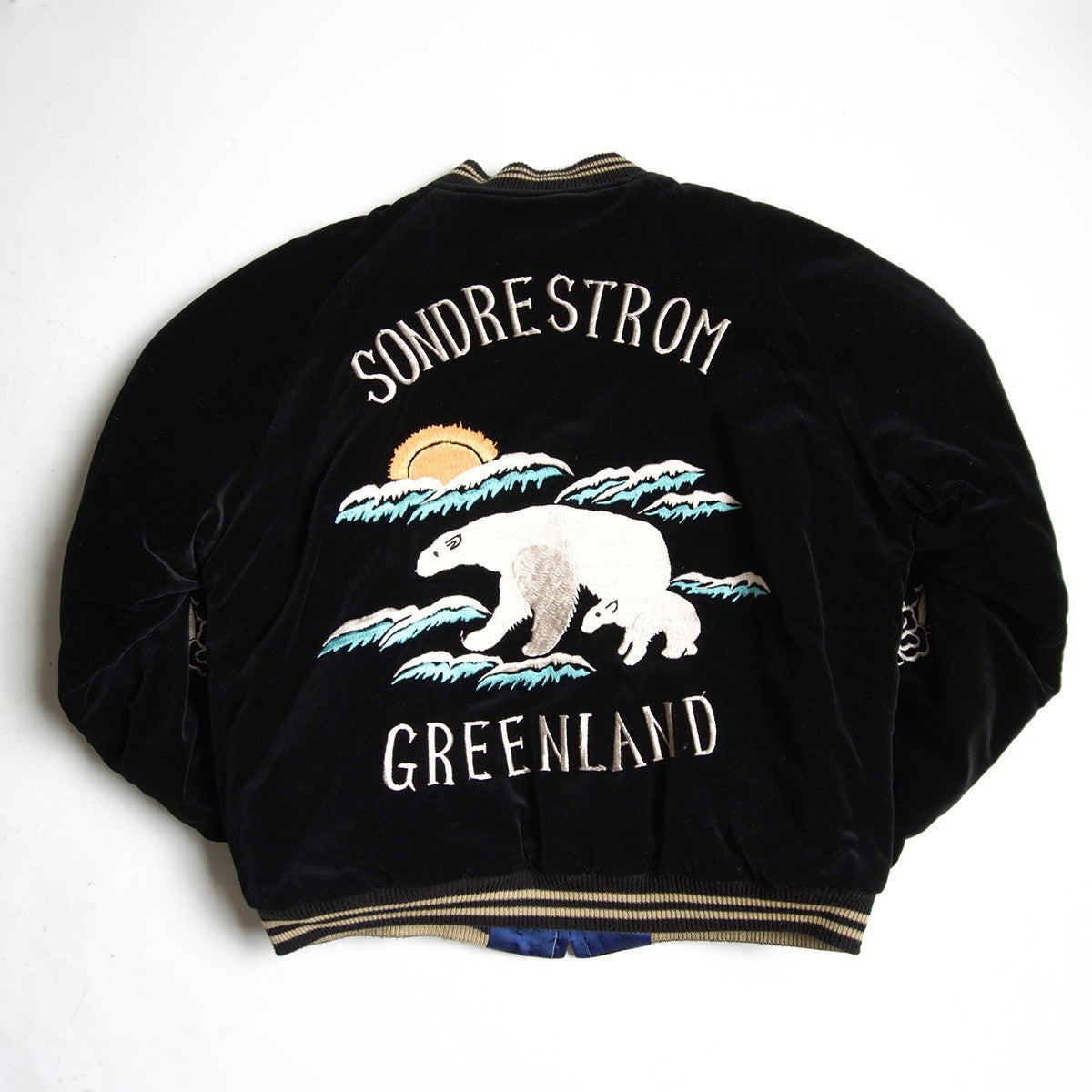 TAILOR TOYO Velveteen Reversible Souvenir Jacket Size XL
