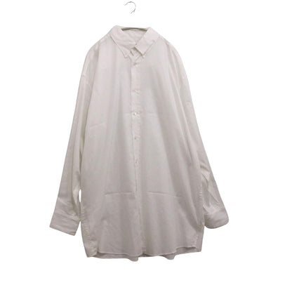 MAISON MARGIELA Oversized Organic Cotton Shirt White Size 38