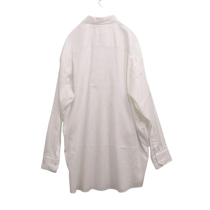 MAISON MARGIELA Oversized Organic Cotton Shirt White Size 38
