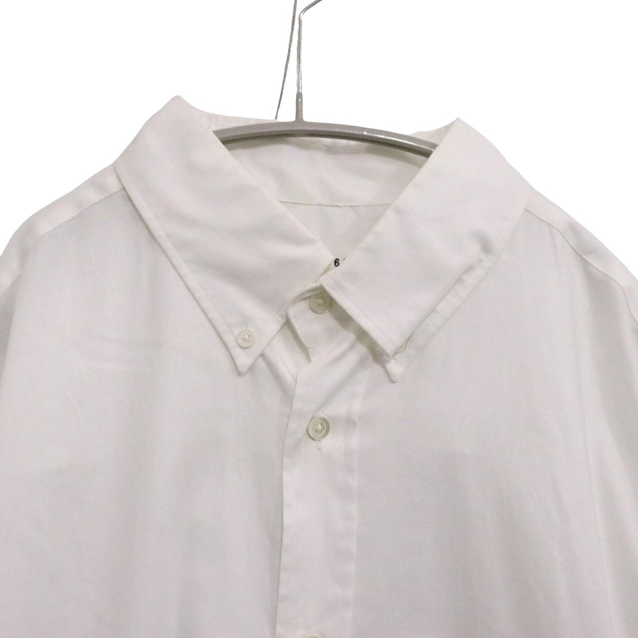 MAISON MARGIELA Oversized Organic Cotton Shirt White Size 38