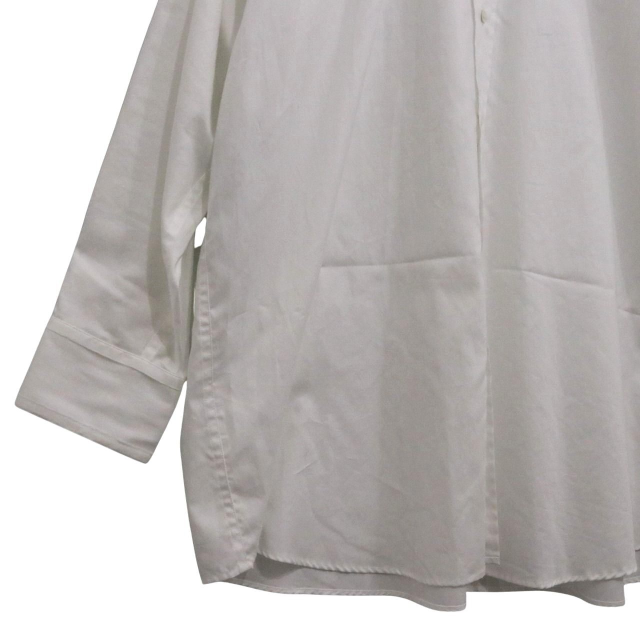 MAISON MARGIELA Oversized Organic Cotton Shirt White Size 38