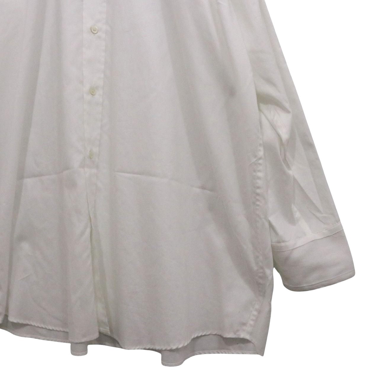 MAISON MARGIELA Oversized Organic Cotton Shirt White Size 38