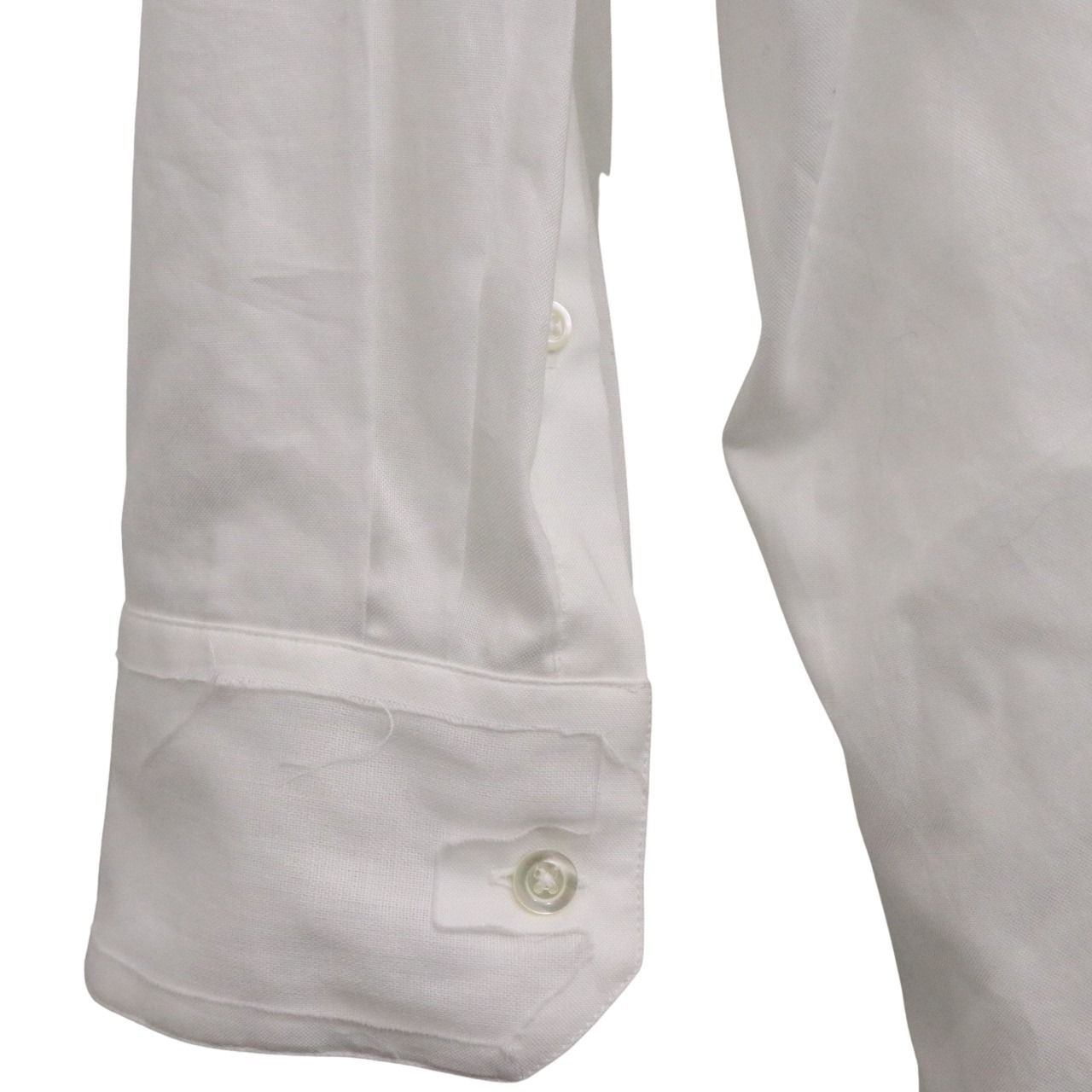 MAISON MARGIELA Oversized Organic Cotton Shirt White Size 38