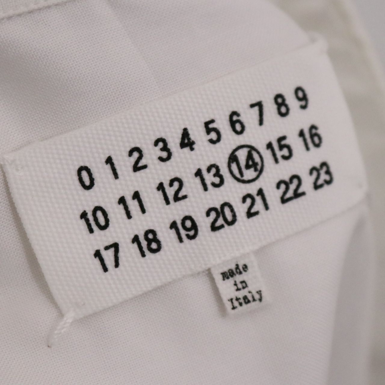 MAISON MARGIELA Oversized Organic Cotton Shirt White Size 38