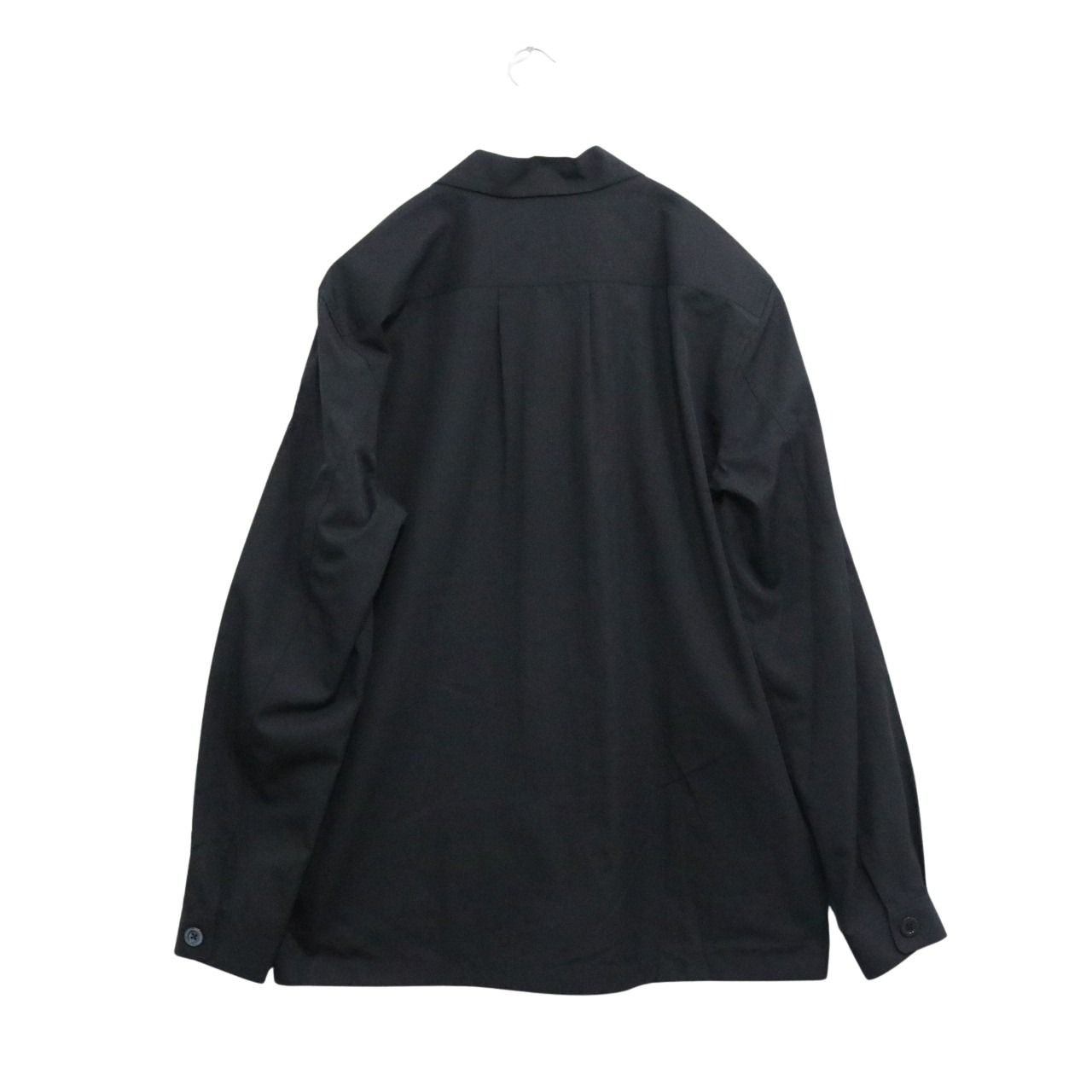 TOM FORD 24SS Cotton Silk Safari Blouson Black Size 39