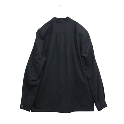 TOM FORD 24SS Cotton Silk Safari Blouson Black Size 39