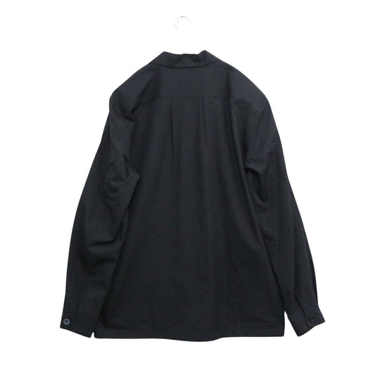 TOM FORD 24SS Cotton Silk Safari Blouson Black Size 39