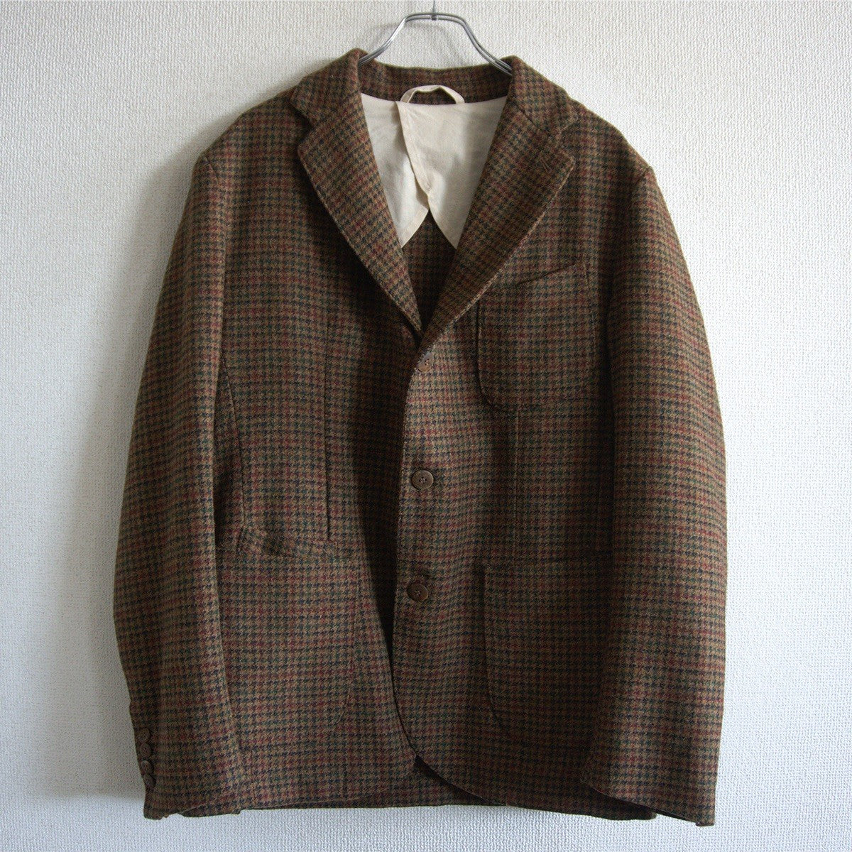 45R MOON Shetland Wool Tweed Jacket Size 4