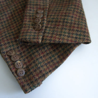 45R MOON Shetland Wool Tweed Jacket Size 4