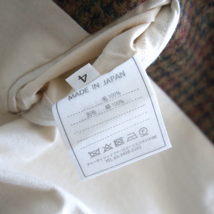 45R MOON Shetland Wool Tweed Jacket Size 4