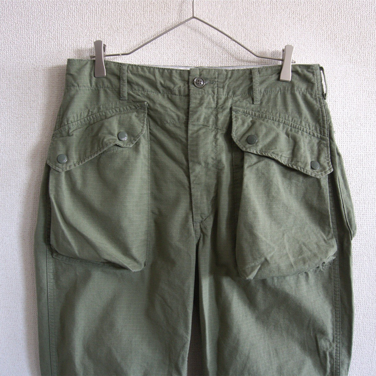 Engineered Garments Olive Cotton Ripstop Pants Size S Size