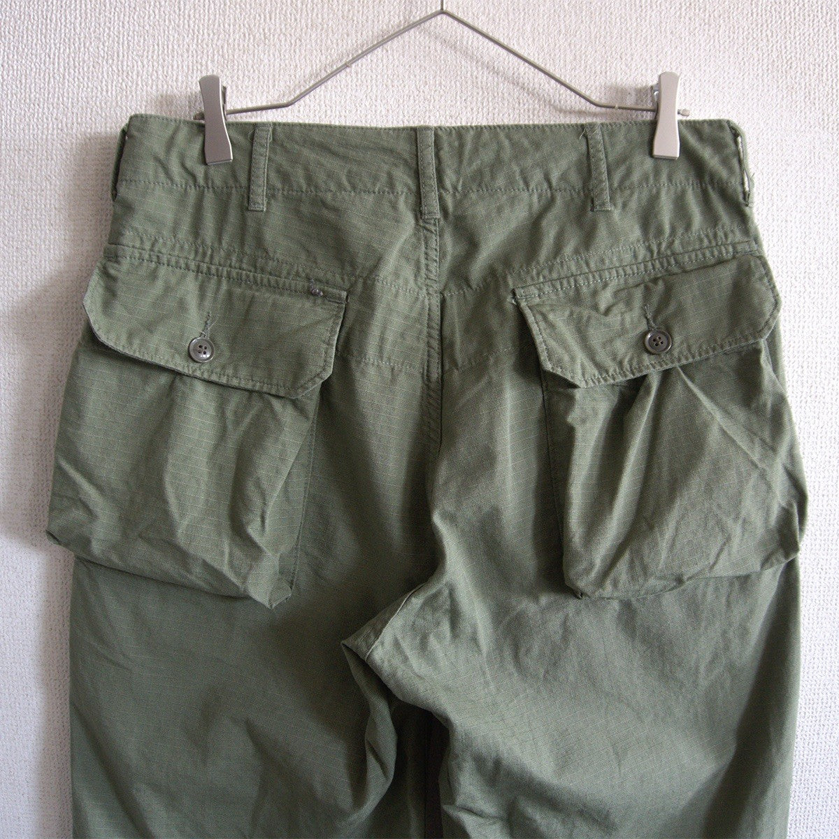 Engineered Garments Olive Cotton Ripstop Pants Size S Size