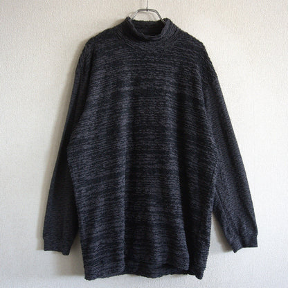 ISSEY MIYAKE MEN High Neck Design Knit Sweater Size 3