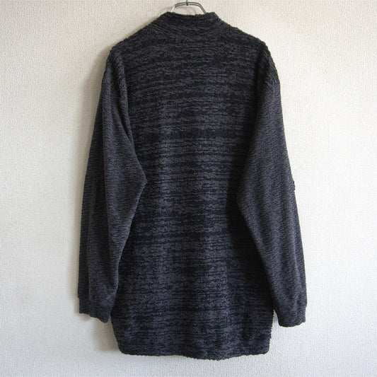 ISSEY MIYAKE MEN High Neck Design Knit Sweater Size 3